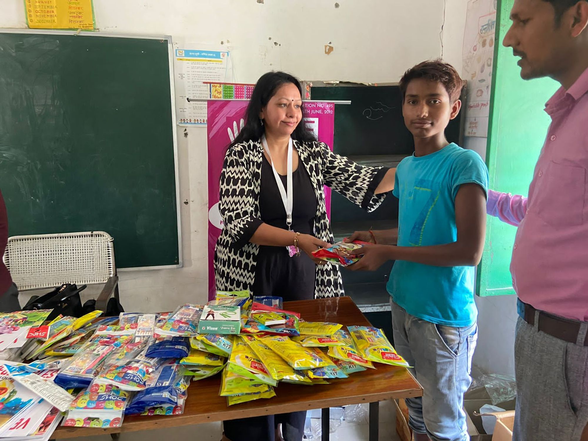 A moment from one of our visits